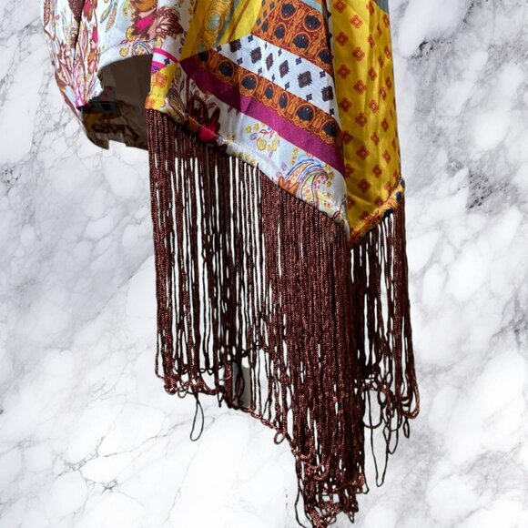 House of Harlow xREVOLVE Caterina Skirt in Patchwork Multi - Picture 5 of 12